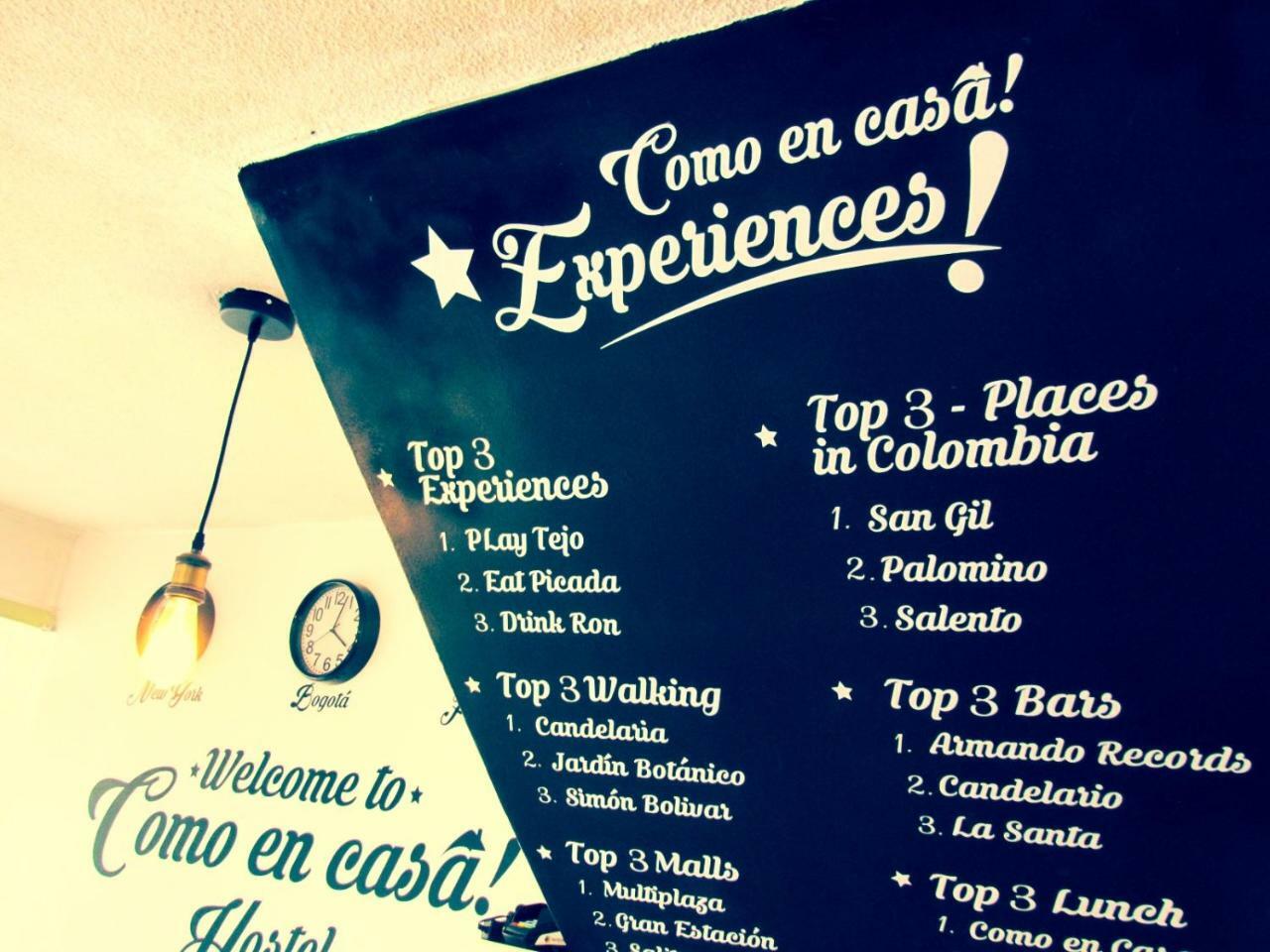 Como En Casa! Restaurante Y Hostal โบโกตา ภายนอก รูปภาพ